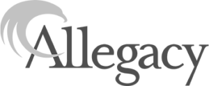 Allegacy logo black and white