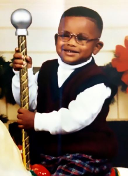 Tevin Price as a child