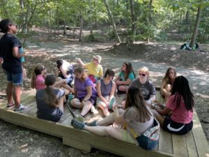 Group Shot of SEE campers during a bonding activity
