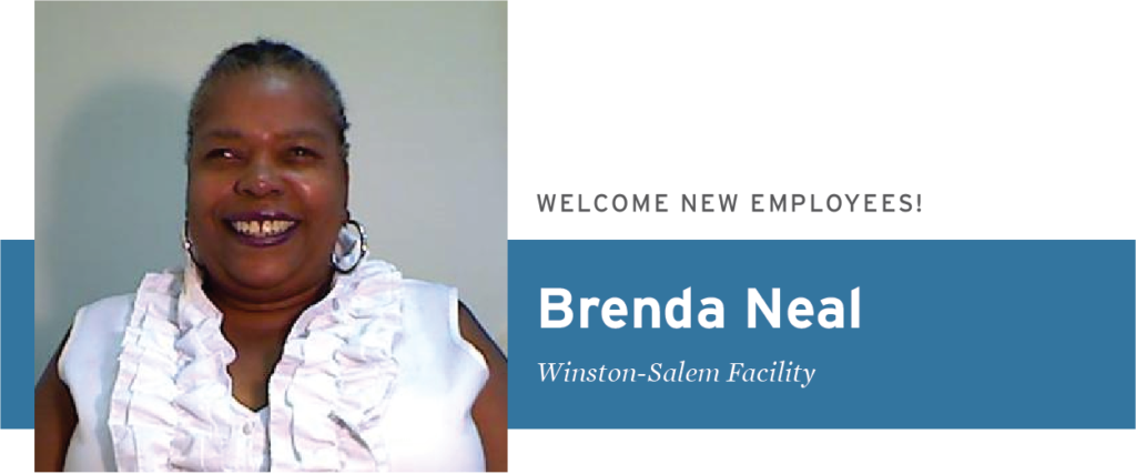 Brenda Neal - Welcome New Employees - Winston-Salem Facility