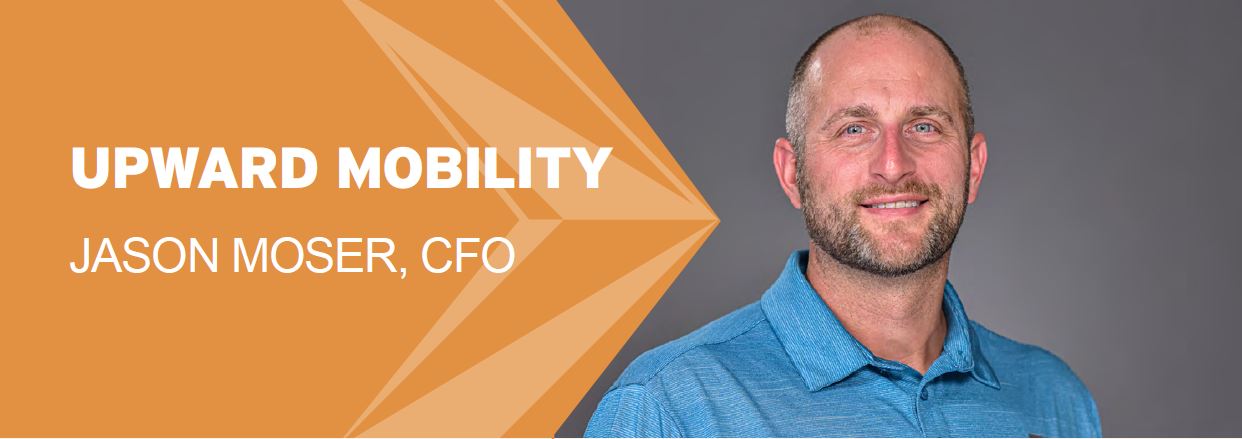 Upward Mobility: Jason Moser, CFO; Headshot of Jason