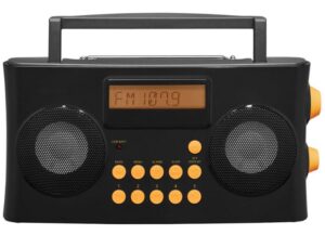 AM/FM Portable Radio with Voice Prompts for Visually Impaired