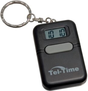 Tel-Time Talking Keychain Clock