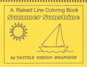 Summer Sunshine - A Raised Line Coloring Book