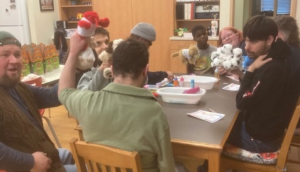 S.E.E. Program with stuffed animals they made