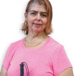 Carmencita Melindez, Braille Student