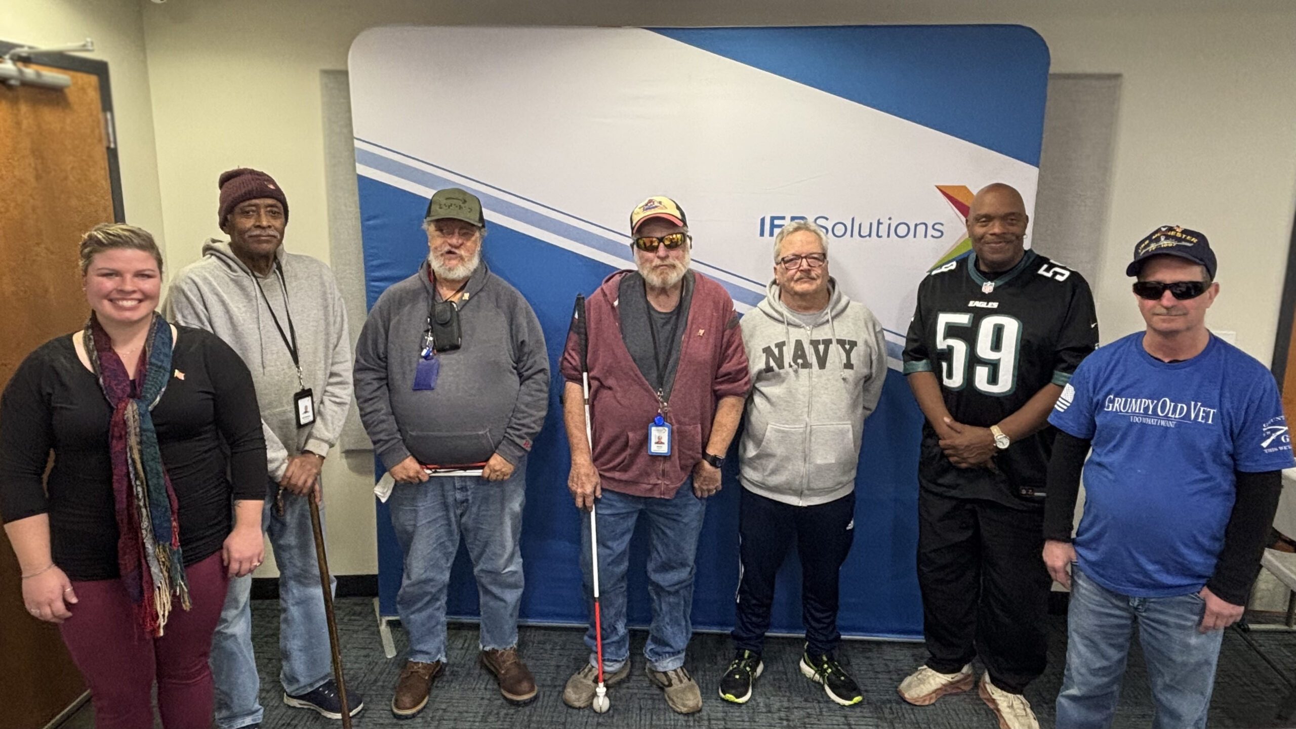 Veterans Day lunch group photo